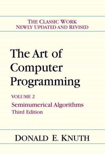 The Art of Computer Programming, Volume 1: Fundamental Algorithms