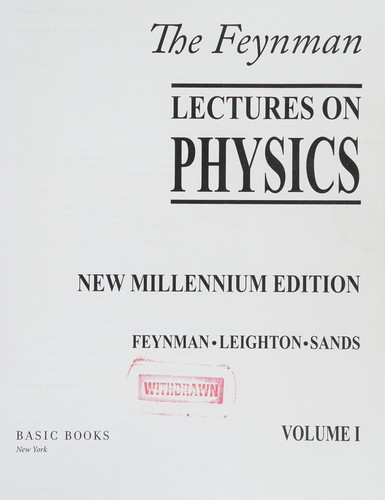 The Feynman Lectures on Physics